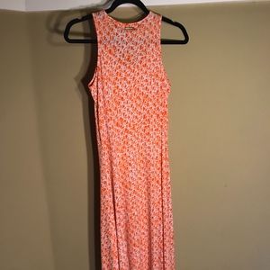 Orange MK Long Dress